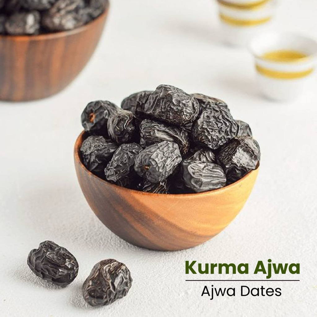 Kurma Ajwa Al Madina Jumbo VIP Premium 1Kg | Kurma Ajwa Kurma Nabi