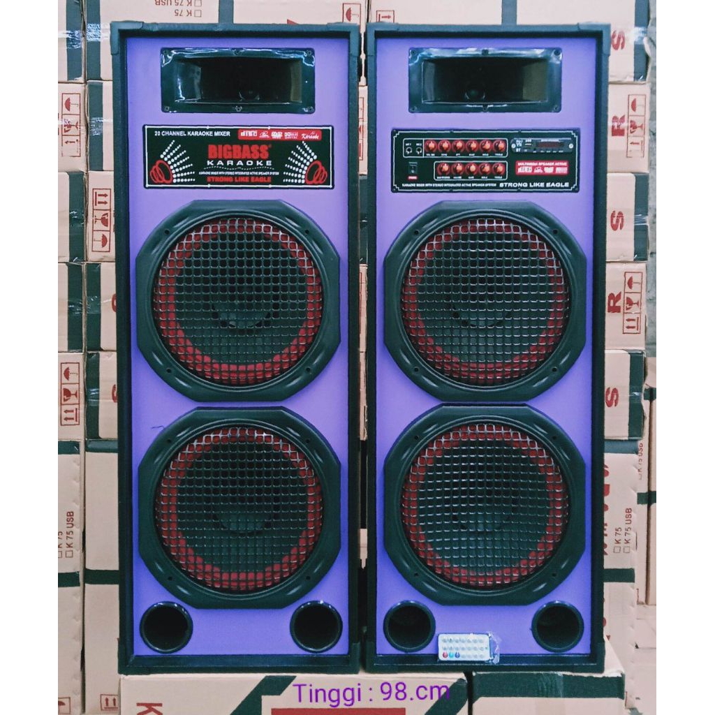 speaker aktif 12 inch doble