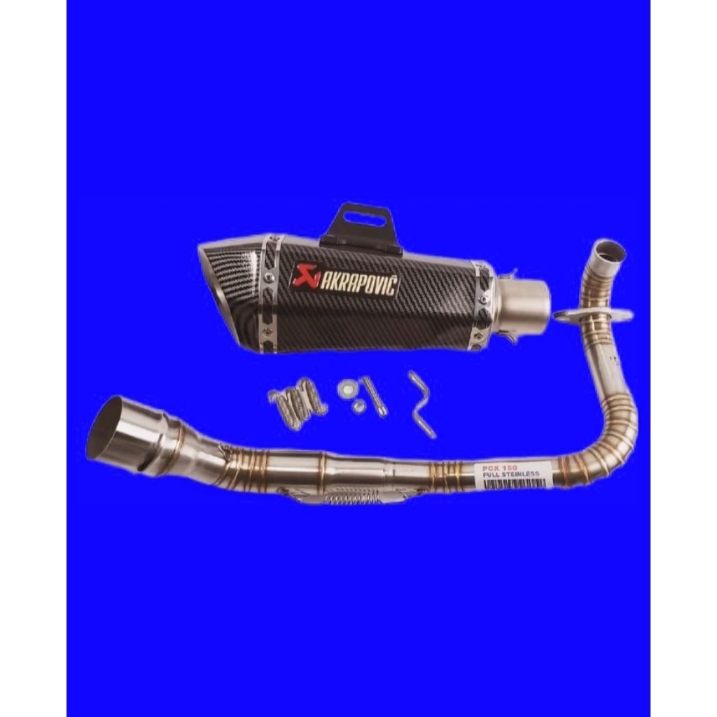 KNALPOT RACING AKRAPOVIC PCX150 PCX160 ADV150 ADV160 CONICAL CARBON