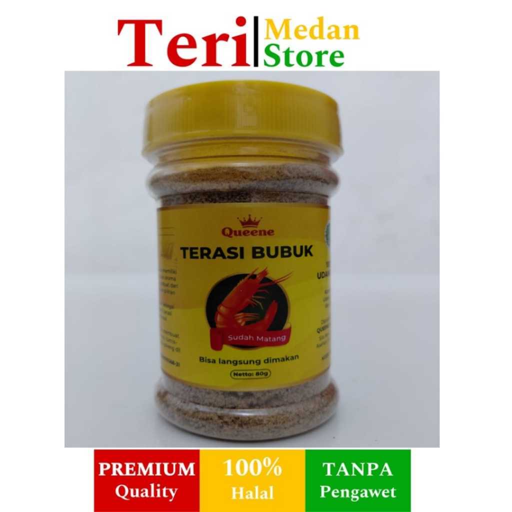 Terasi Bubuk Queene Matang Oven Khas Tanjung Balai Asahan 100 Gram