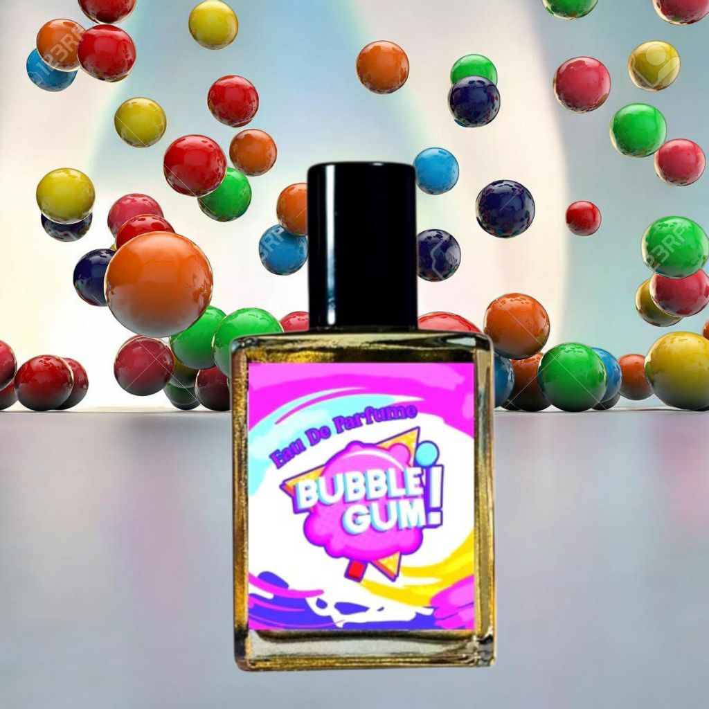 parfum aroma bubble gum botol kaca 30ml aroma prmen karet cocok untuk pria dan wanita wangi tahan la