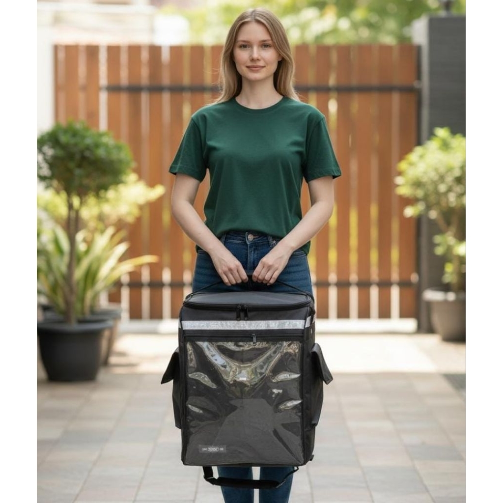 Tas Grab Jumbo Untuk Mengantar Makanan / Barang. Tas Ransel Motor. Tas Grabfood Delivery