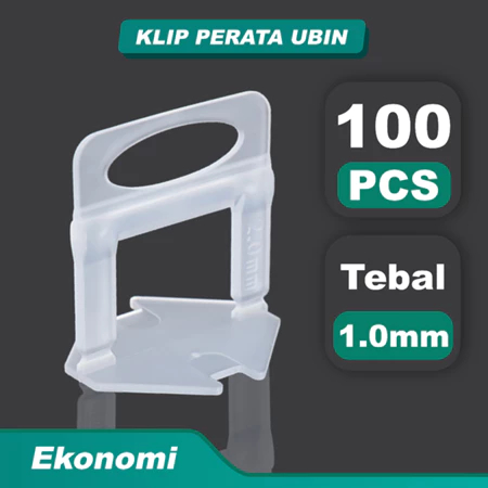Klip Keramik Ekonomi Alat Perata Pasang Keramik Granit Lantai Nat 1mm Spacer Tile Leveling