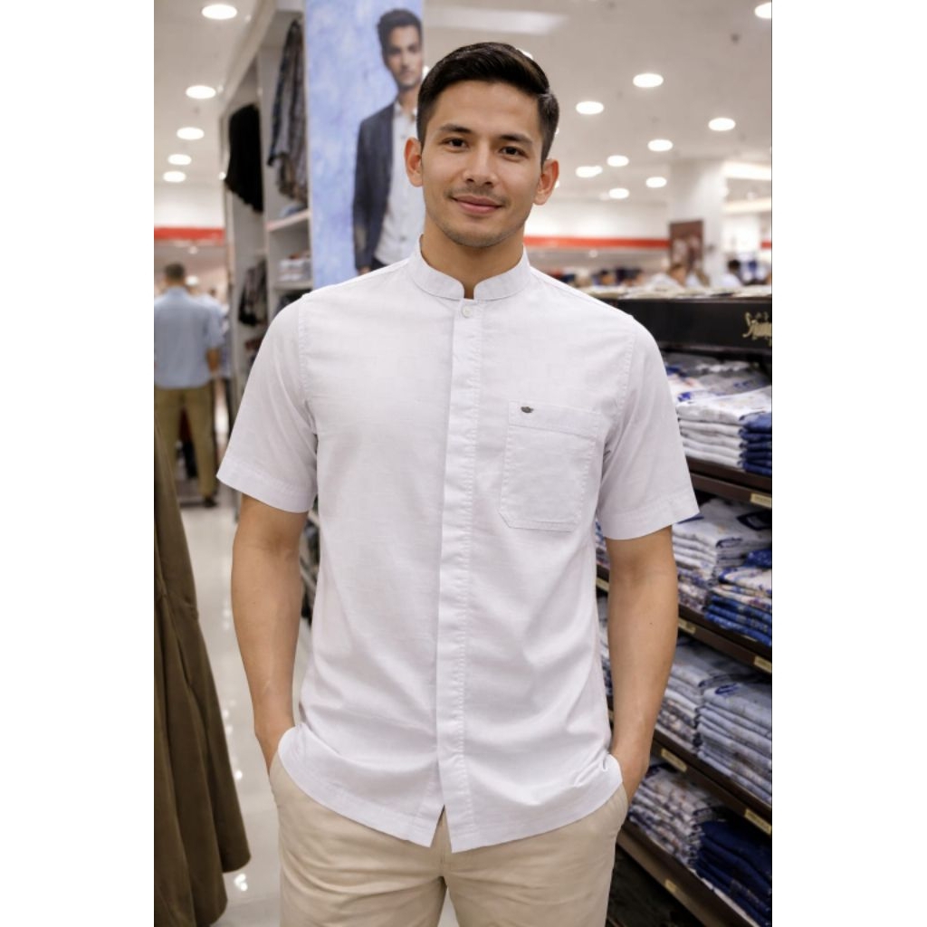 New Kemeja Koko Putih GIANI GRACIO 00409