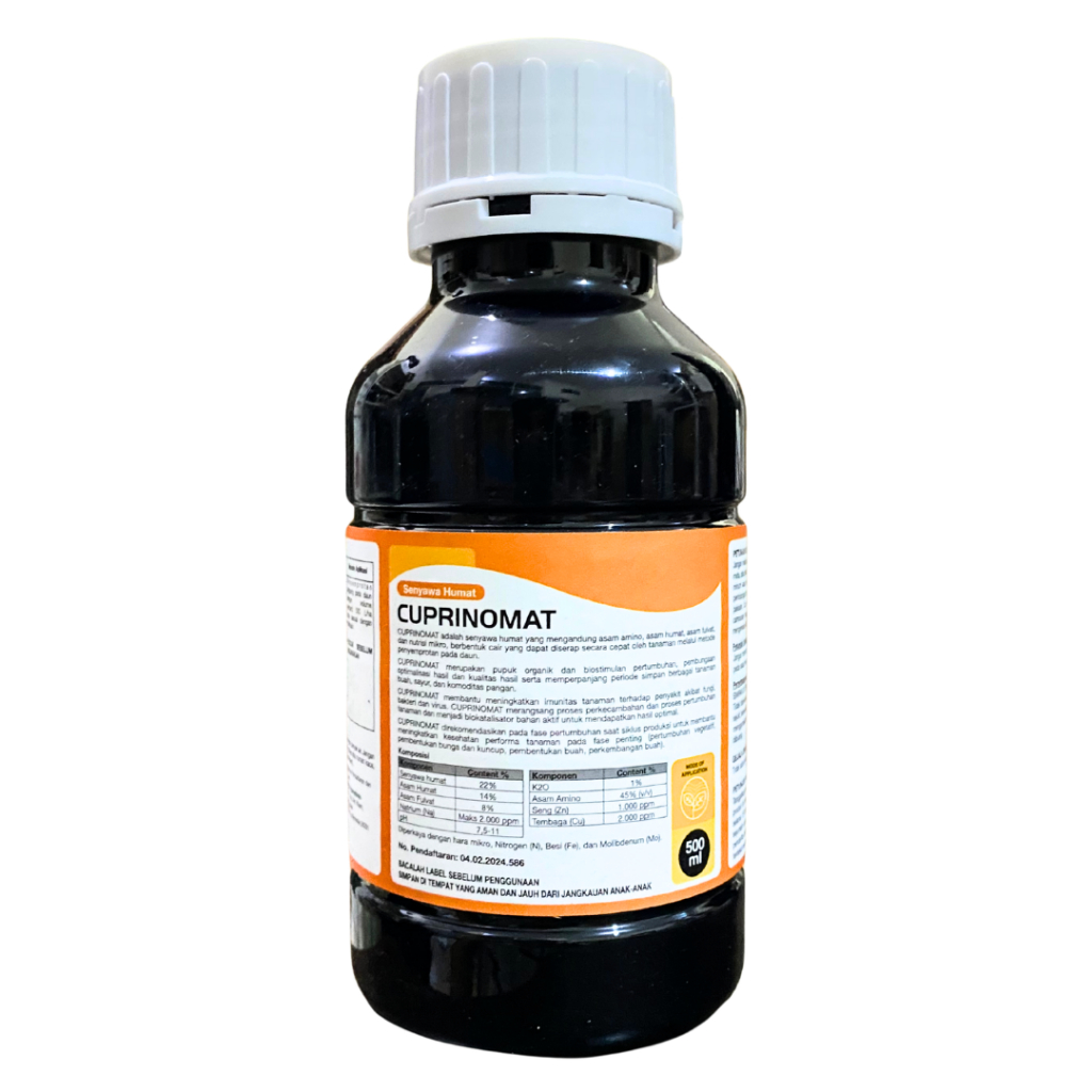 Pupuk CUPRINOMAT 500ml Senyawa Asam Humat dan Asam Amino