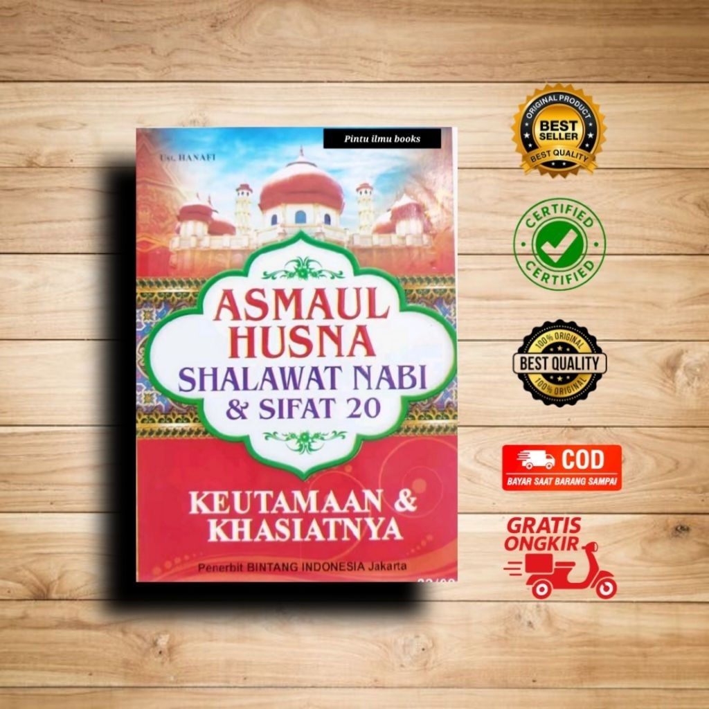Buku Asmaul Husna Shalawat Nabi Dan Sifat 20 Wajib Allah Swt Beserta Keutamaan & Khasiat Asmaul Husn