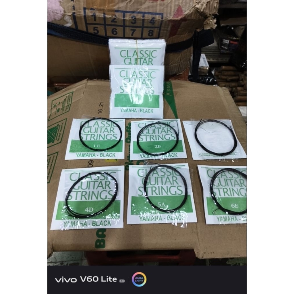 Senar Gitar Akustik Nylon Yamaha Black Series Grade Ori One Set