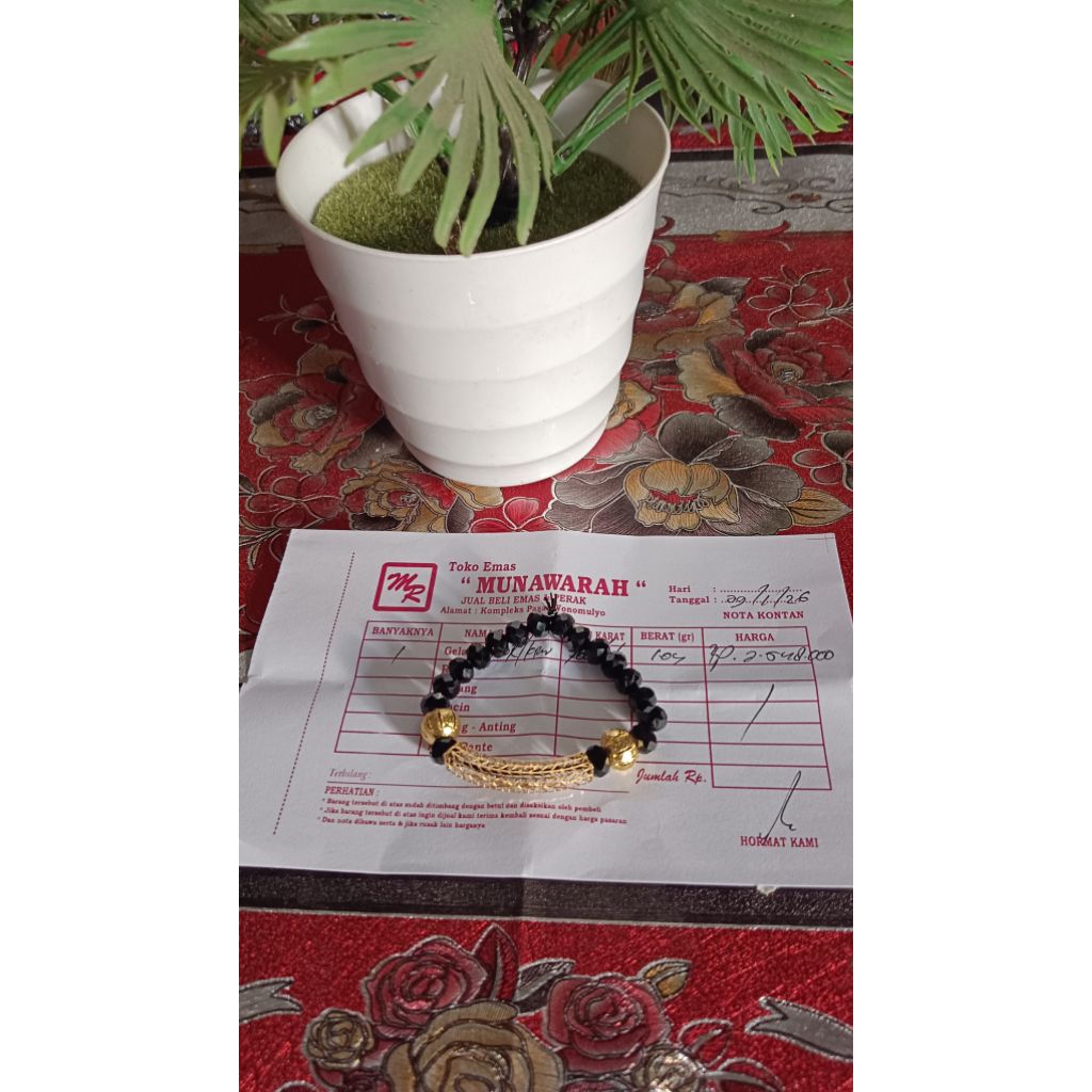 gelang pandora emas kadar 700