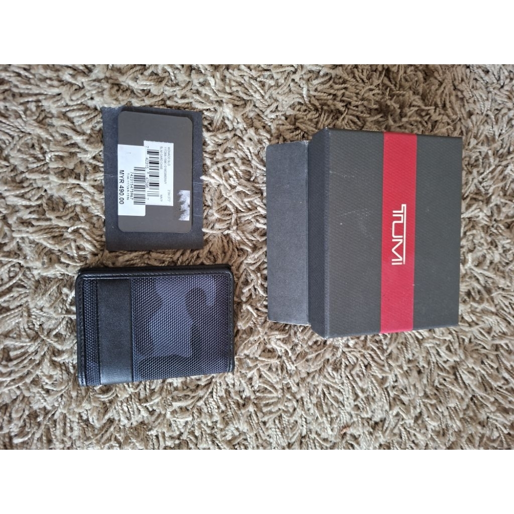 card holder walet tumi original  fullset