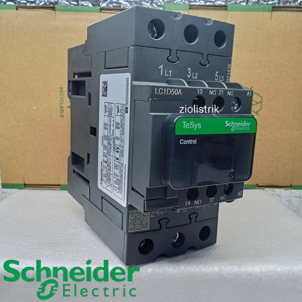 Kontaktor Schneider Lc1d50e7 Lc1d50ae7 48vac Lc1d50d7 Lc1d50ad7 42vac Lc1d50b7 Lc1d50ab7 24vac coil 
