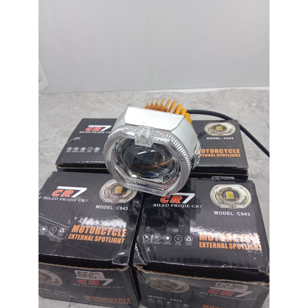 Cr7 lampu led biled proji