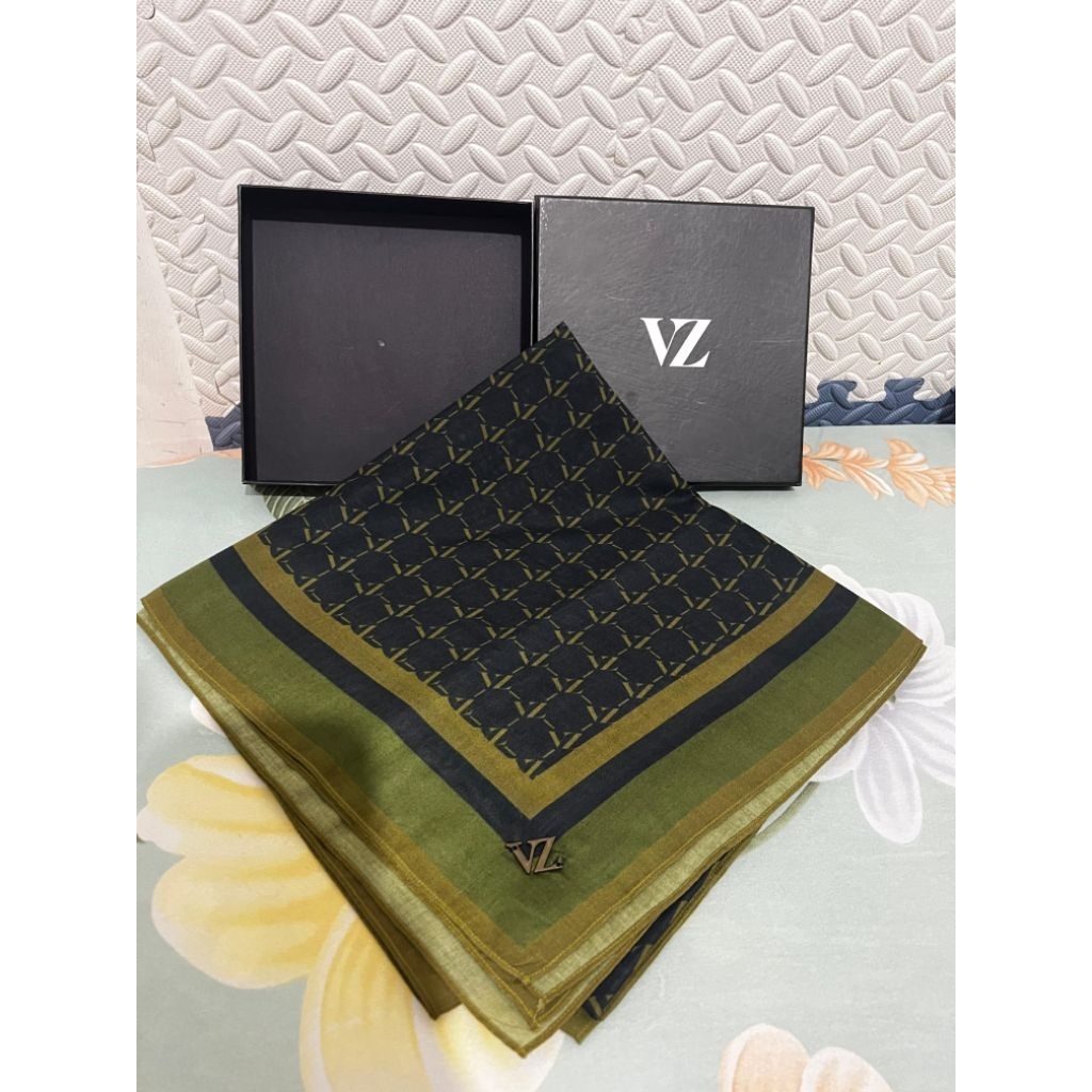 PRELOVED VZ VIVI ZUBEDI SCARF MONOGRAM