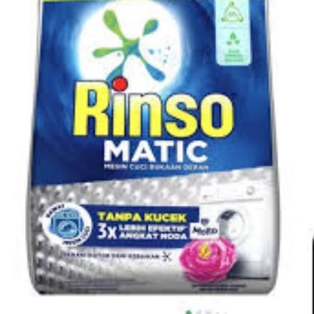 Rinso Matic Bubuk Bukaan depan 900gram