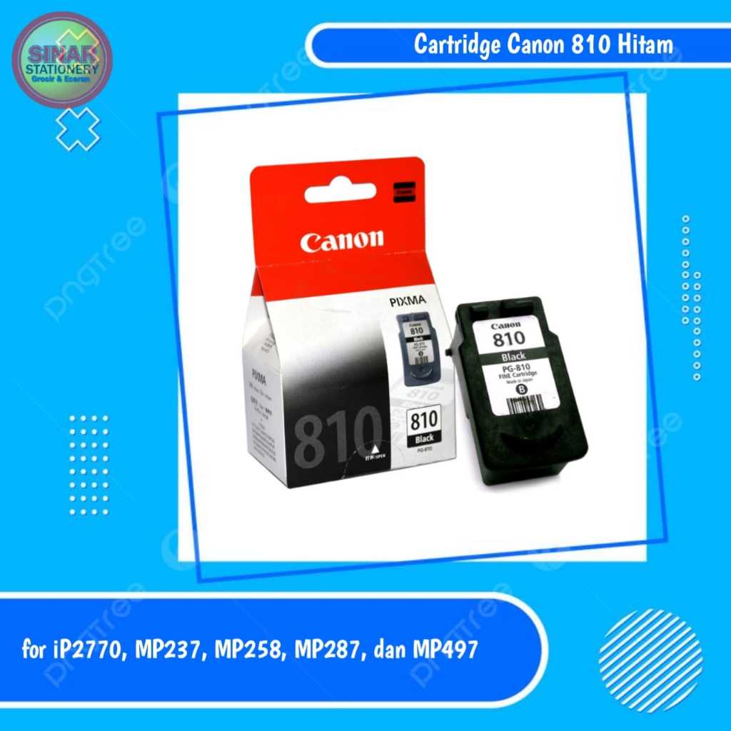 CARTRIDGE CANON 810 HITAM