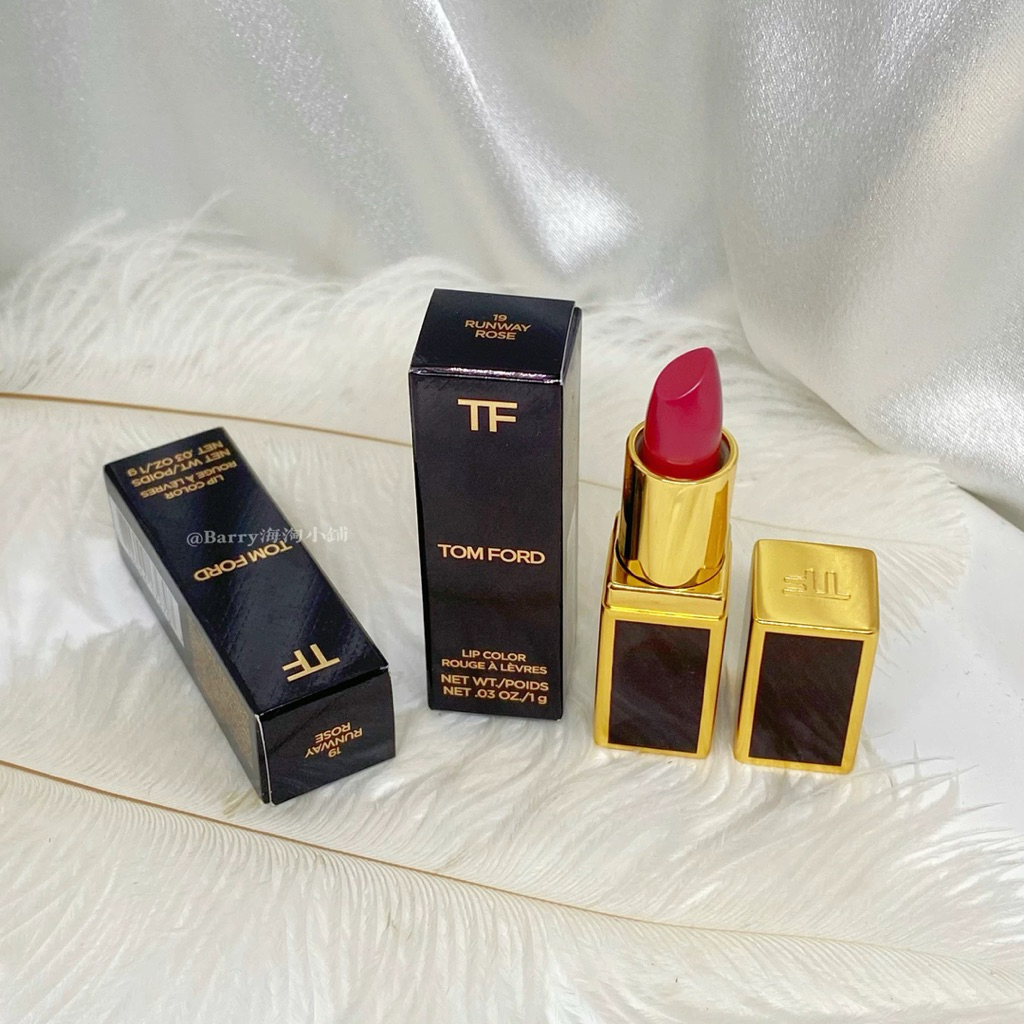 [PREORDER Tom Ford] Black and Gold Lip Color 1g – Lipstik Tekstur Halus Warna 19 Stiletto