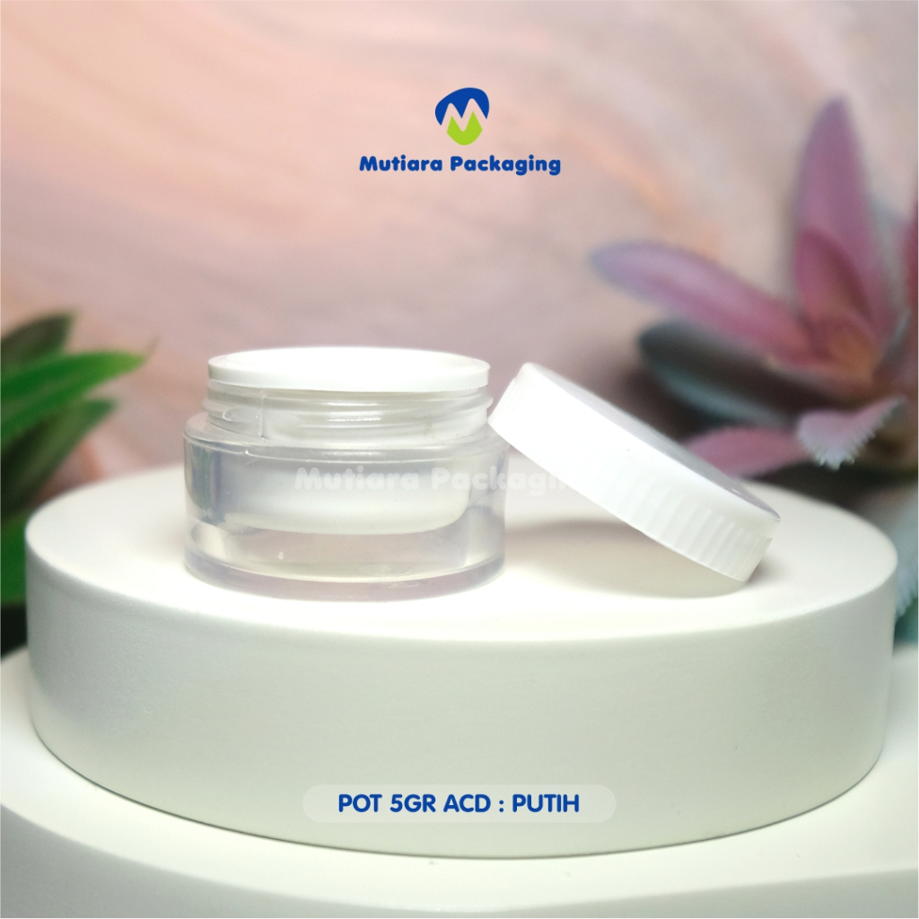 POT 5GR ACD BENING TUTUP PUTIH - POT 5GR PUTIH - POT 5GR ACD PUTIH - POT 5GR ACD PUTIH (BG)