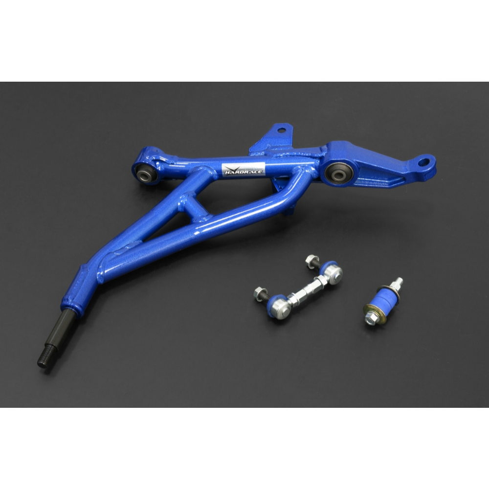 HARDRACE FRONT TUBULAR LOWER ARM + STAB. LINK (HARDEN RUBBER) -HR-Q0949 - HONDA CIVIC '92-96/ INTEGR