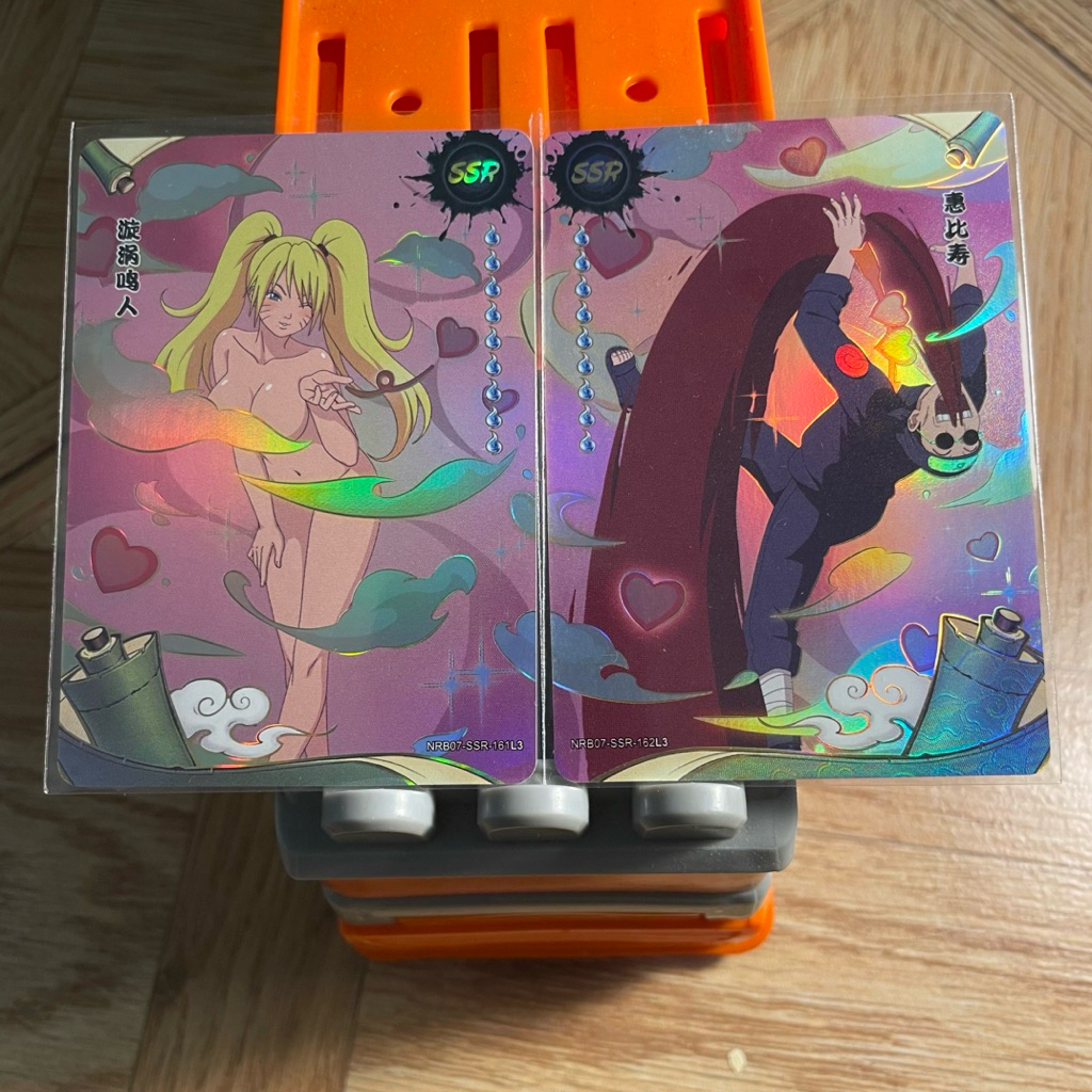 kartu Naruto Kayou SSR pair Naruto Ebisu