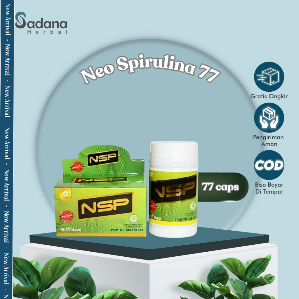 Sherin Neo Spirulina 77 (NSP) ORIGINAL isi 77 Kapsul