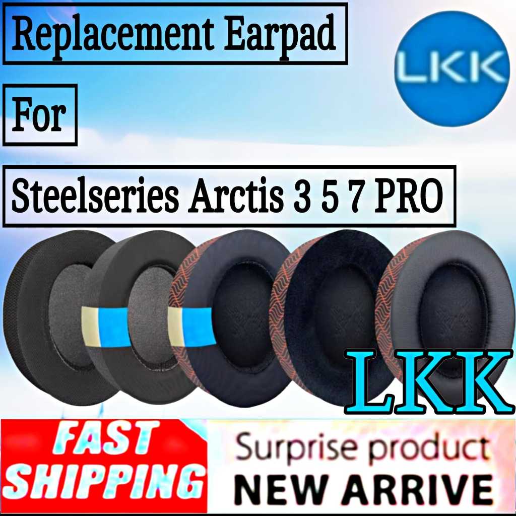 Bantalan Earcup Earpad Busa Headphone Steelseries Arctis 3 - Steelseries Arctis 5 - Steelseries Arct