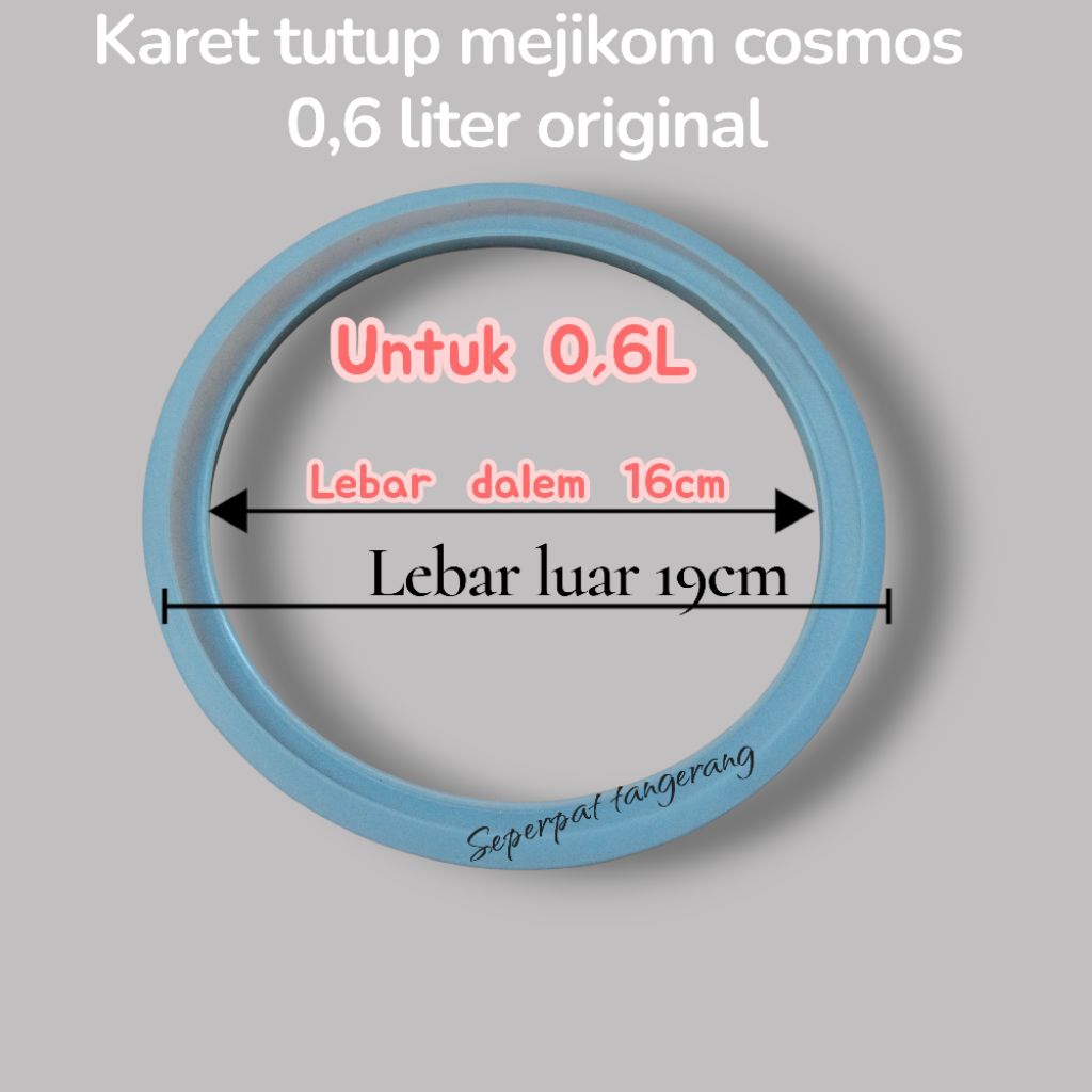 karet tutup rice cooker mejikom cosmos 0,6liter original