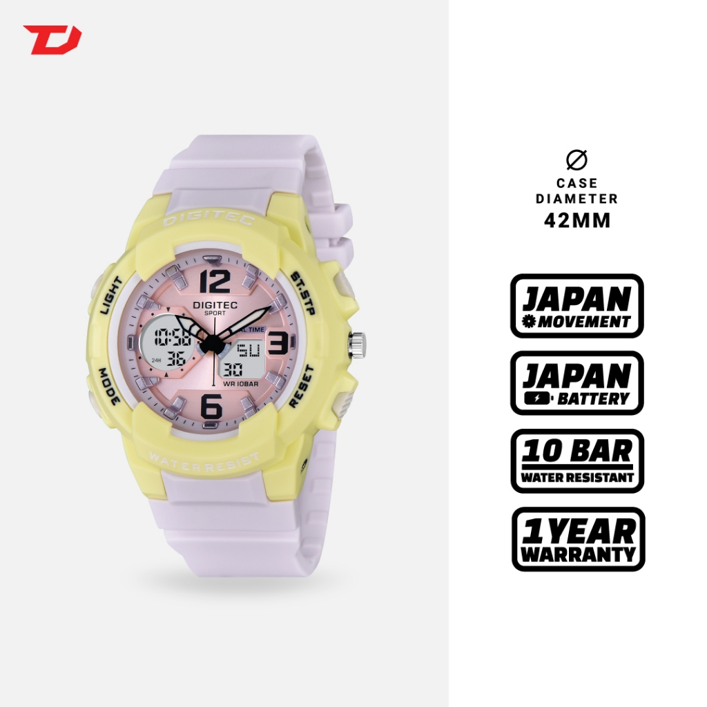DIGITEC Jam Tangan Unisex BDA-4120T Water Resist 10 Bar