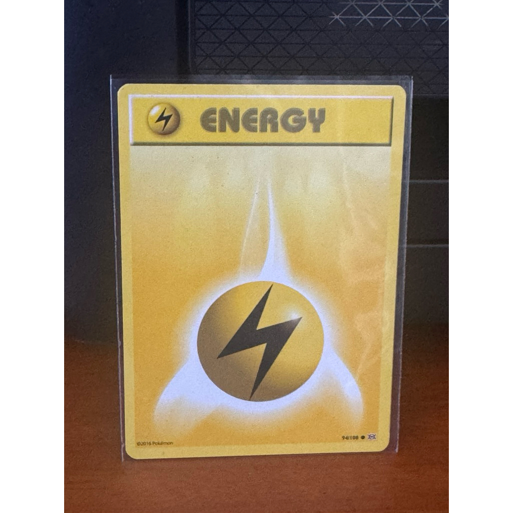 lightning energy pokemon evolutions 94/108 tcg pokemon inggris