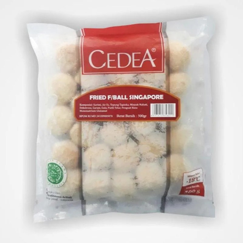 CEDEA FRIED FISH BALL 500GR (FROZEN FOOD)