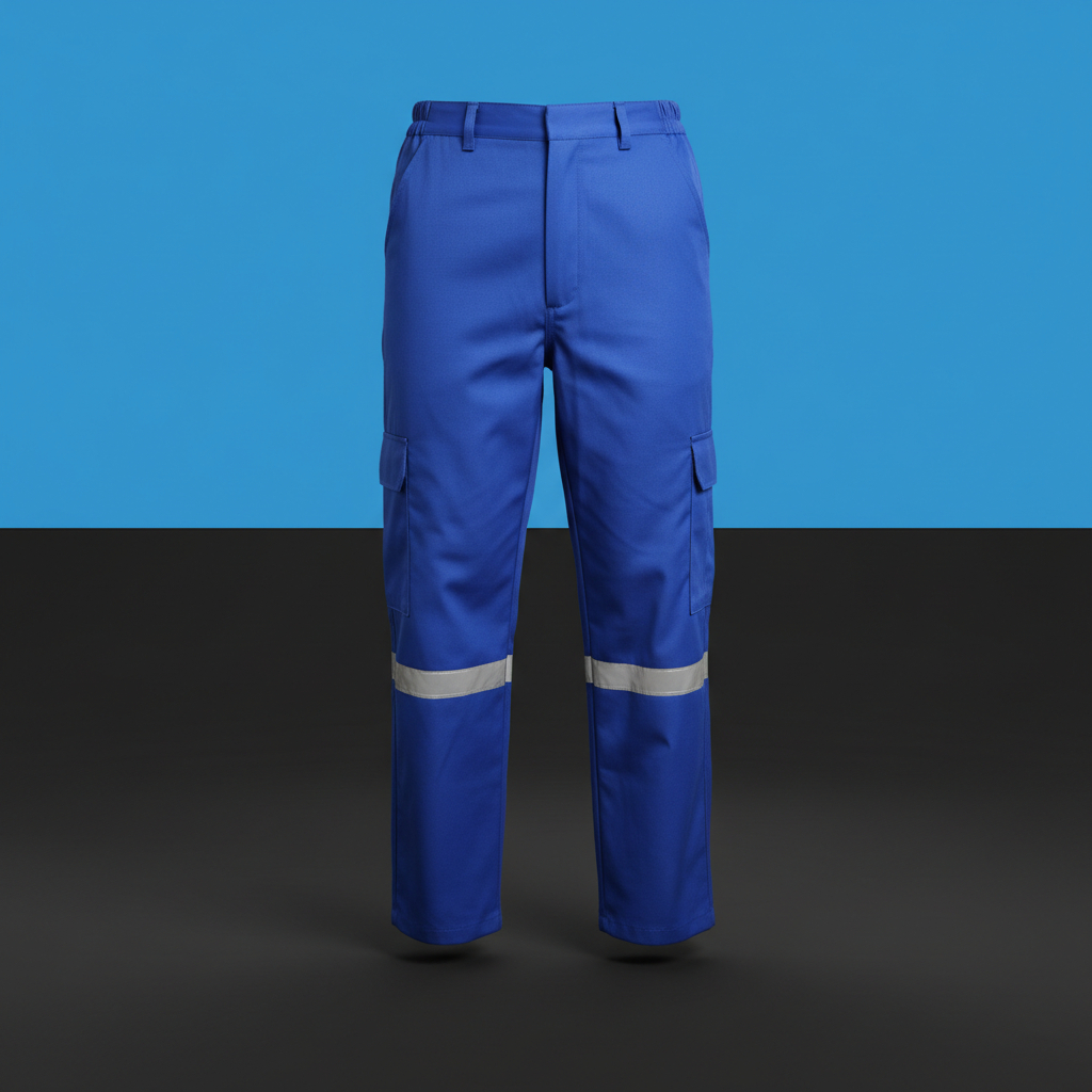 Celana Safety Kerja Wearpack Premium Adem American Drill Warna Biru Benhur