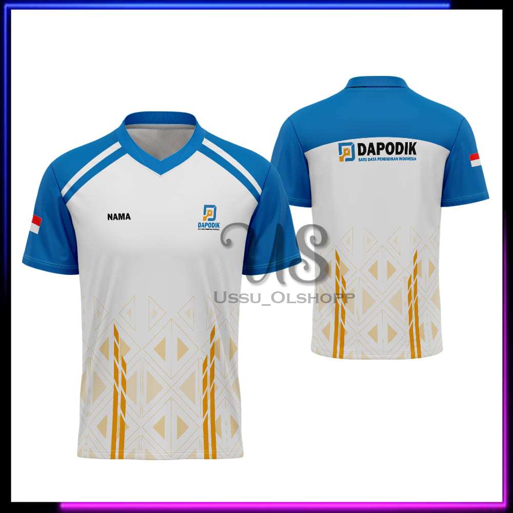 Jersey Dapodik / Kaos Dapodik Operator Sekolah / Baju Dapodik Bisa Custom Nama