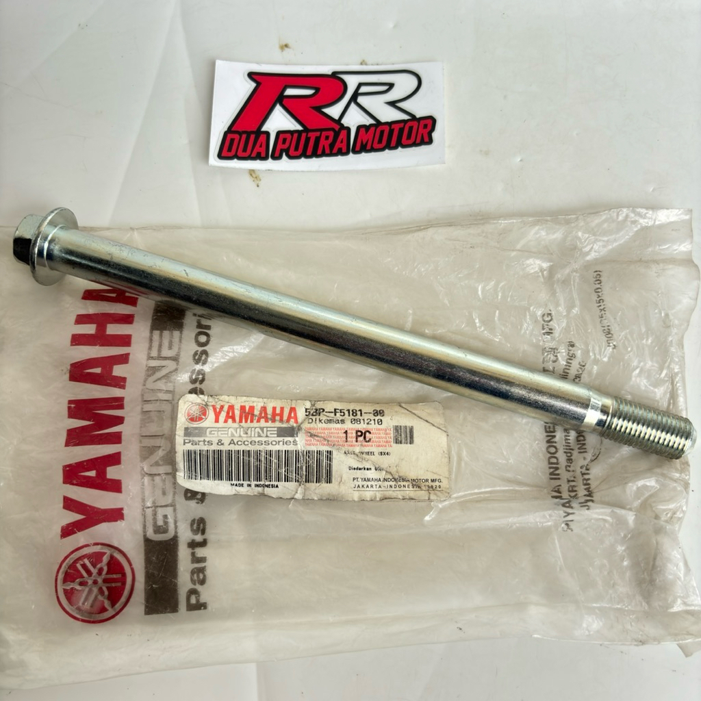 baut baud as roda velg velk depan original ori yamaha scorpio z 5BP NOS