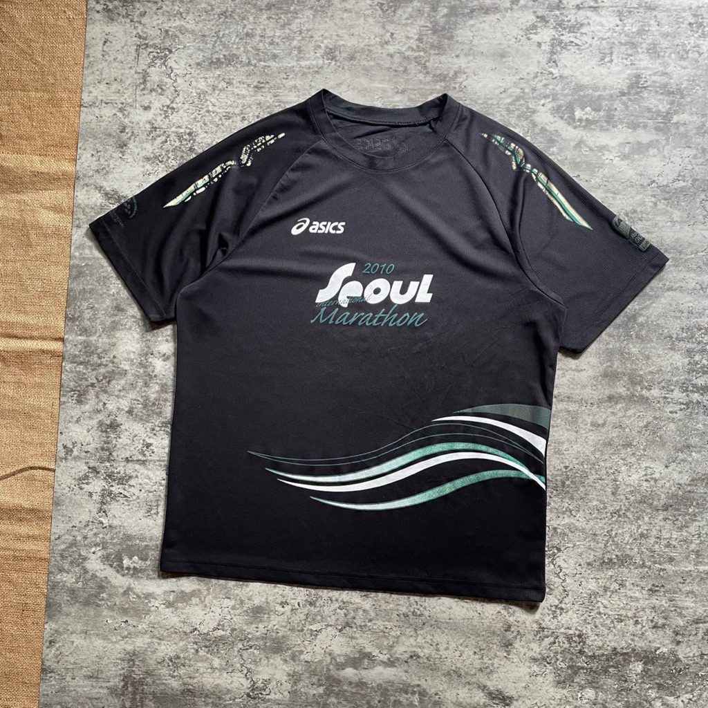Kaos Marathon Asics Running Tshirt