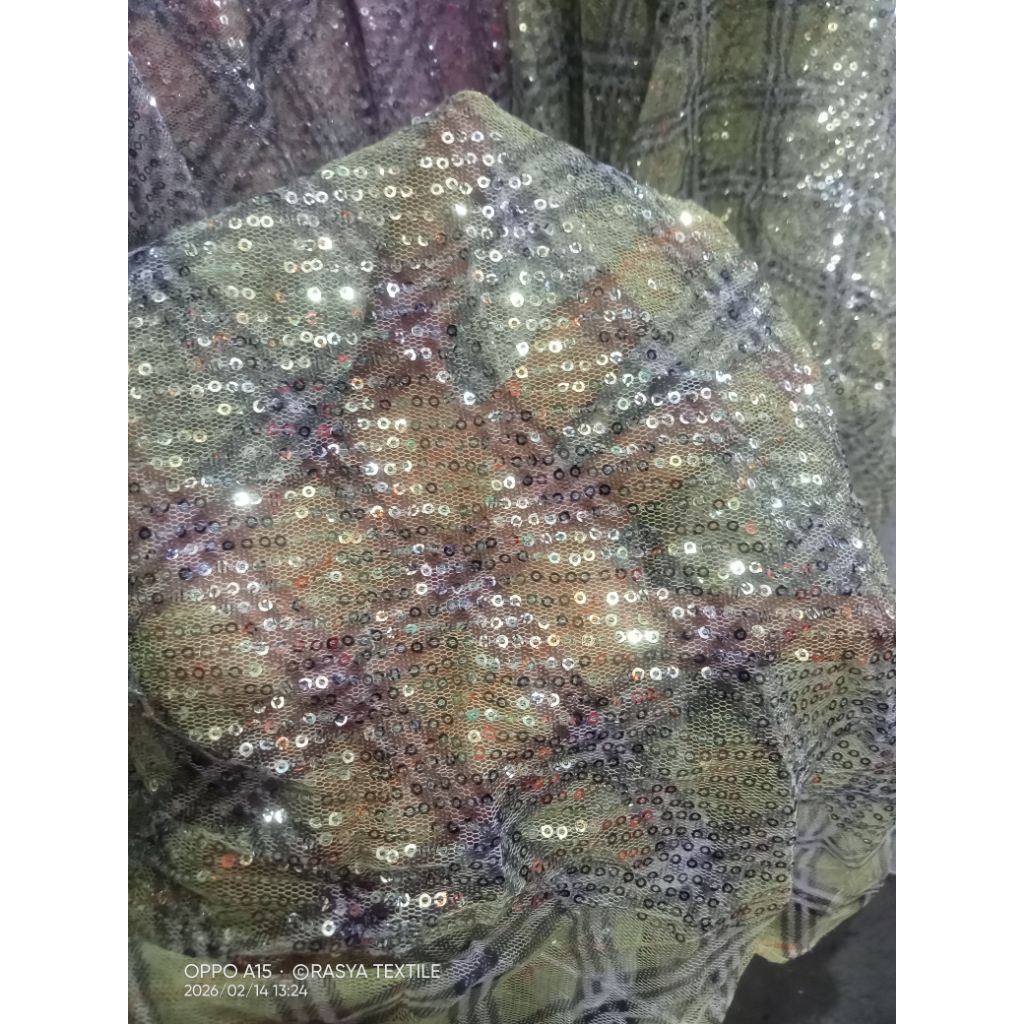 bahan brukat tile premium bahan brukat tile motif bahan brukat spandek Korea bahan brukat tile payet