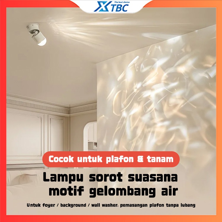 XTBC Lampu Sorot Foldable Adjustable Downlight Plafon Minimalis Dekorasi Rumah Lampu downlight plafo