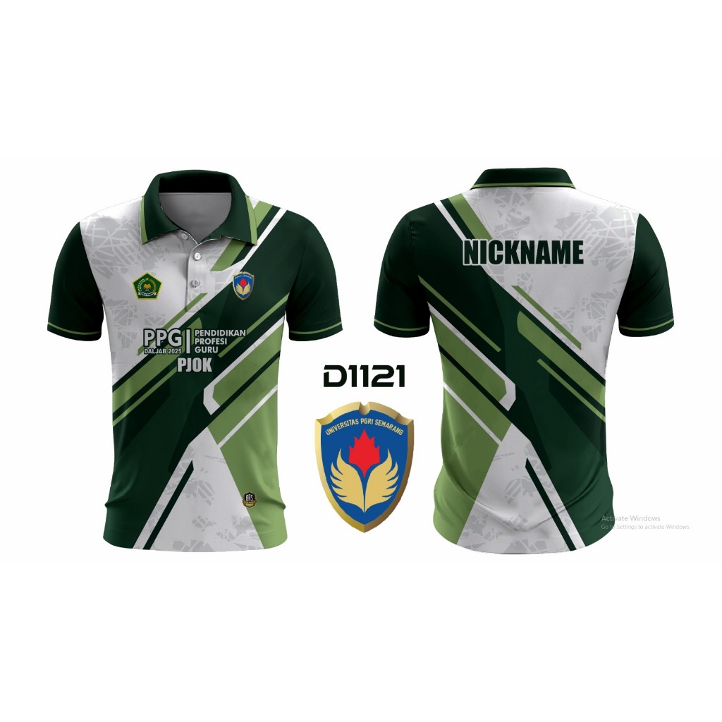 KAOS JERSEY PPG PJOK FREE CUSTOM FULL PRINTING KUALITAS PREMIUM
