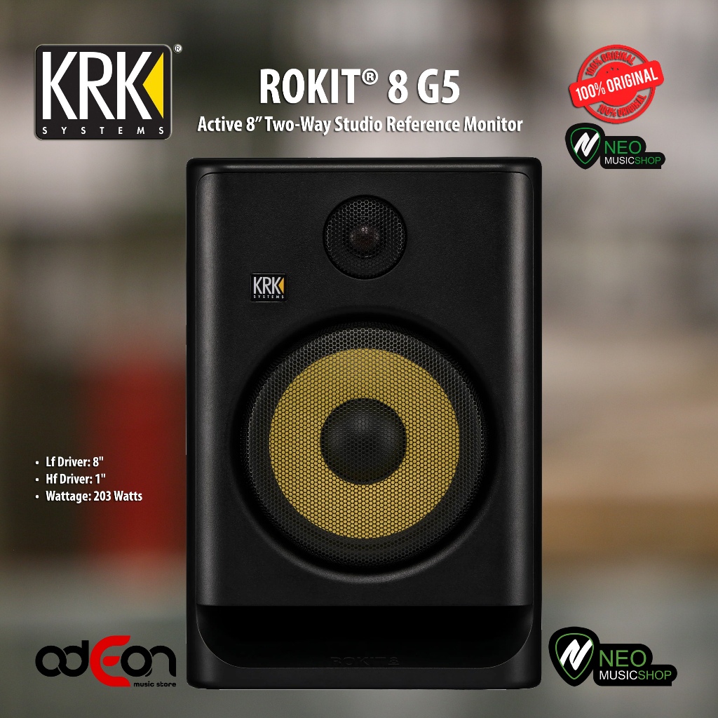KRK Rokit 8 G4 Studio Monitor Generasi 4 Original Harga Satuan