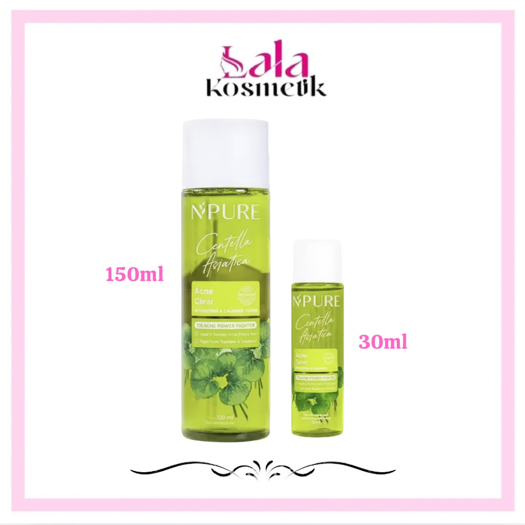 Npure Centella Asiatica Acne Toner 150ml - Npure Centella Asiatica Acne Toner 30ml | Npure Toner -m