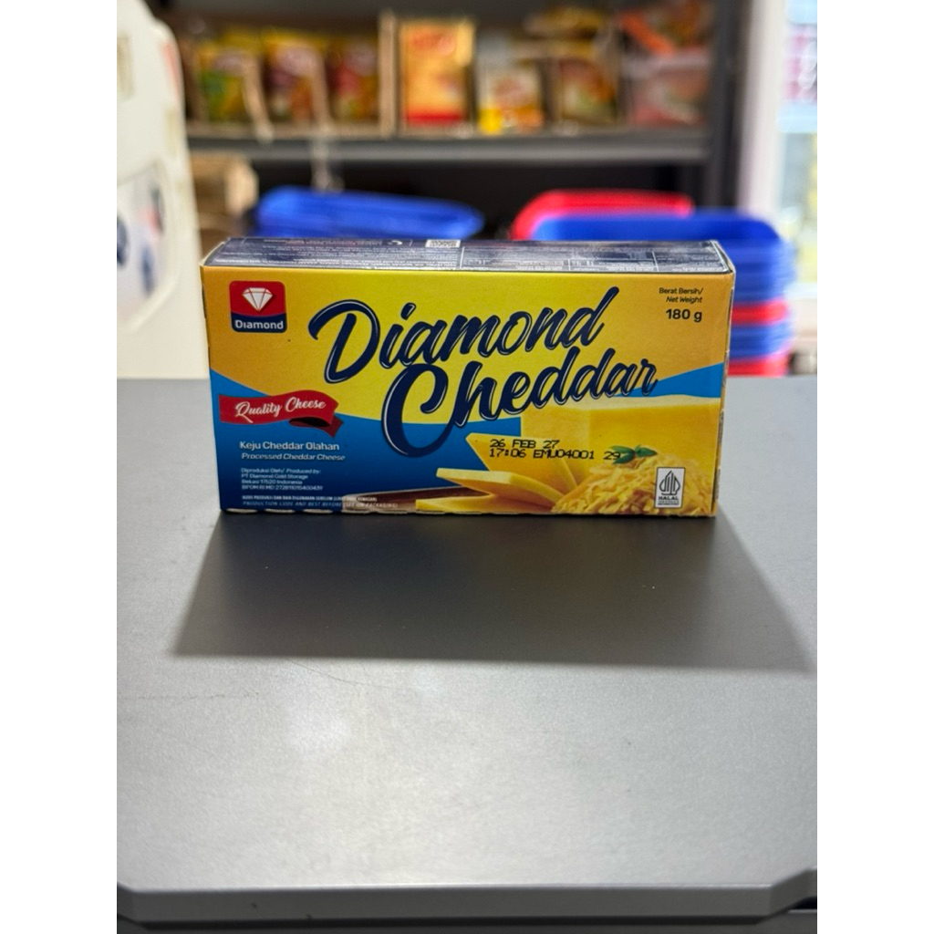 DIAMOND CHEDDAR KEJU CHEDDAR OLAHAN 180gr