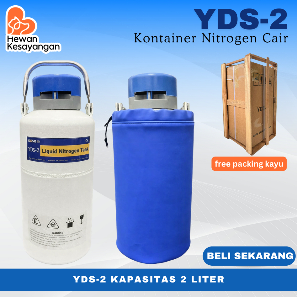 YDS-2 Kontainer Nitrogen Cair Kapasitas 2 Liter