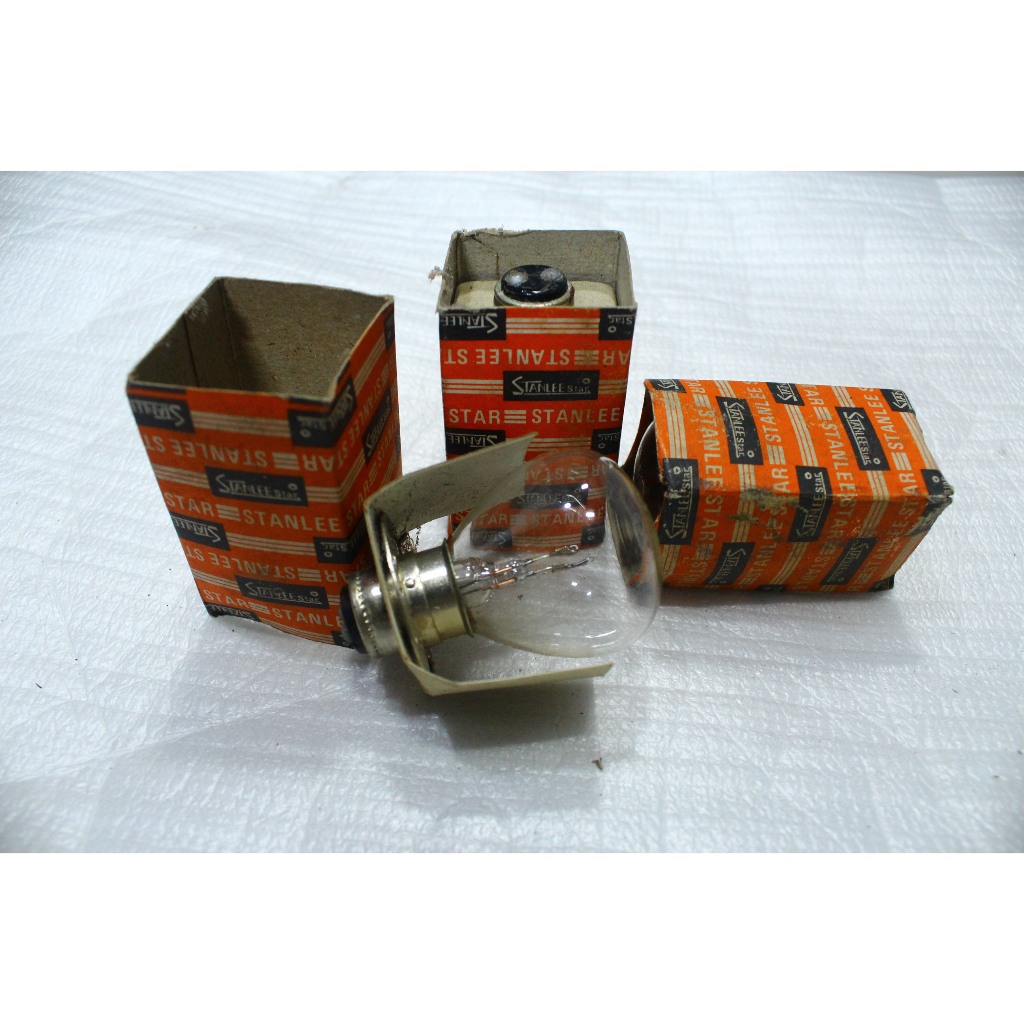 Sebuah Bohlam Bolam Dop Headlamp Lampu Depan 6V 25W Yamaha L2G YB100 L2S L2 Super RXS RXK RX100 RX S