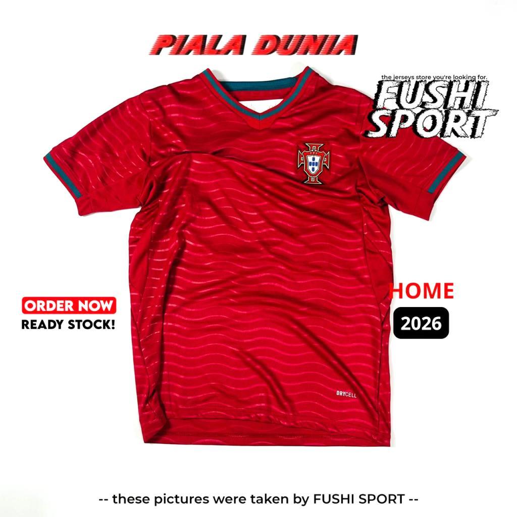 Jersey Baju Bola 2026 Portugal Home Piala Dunia New
