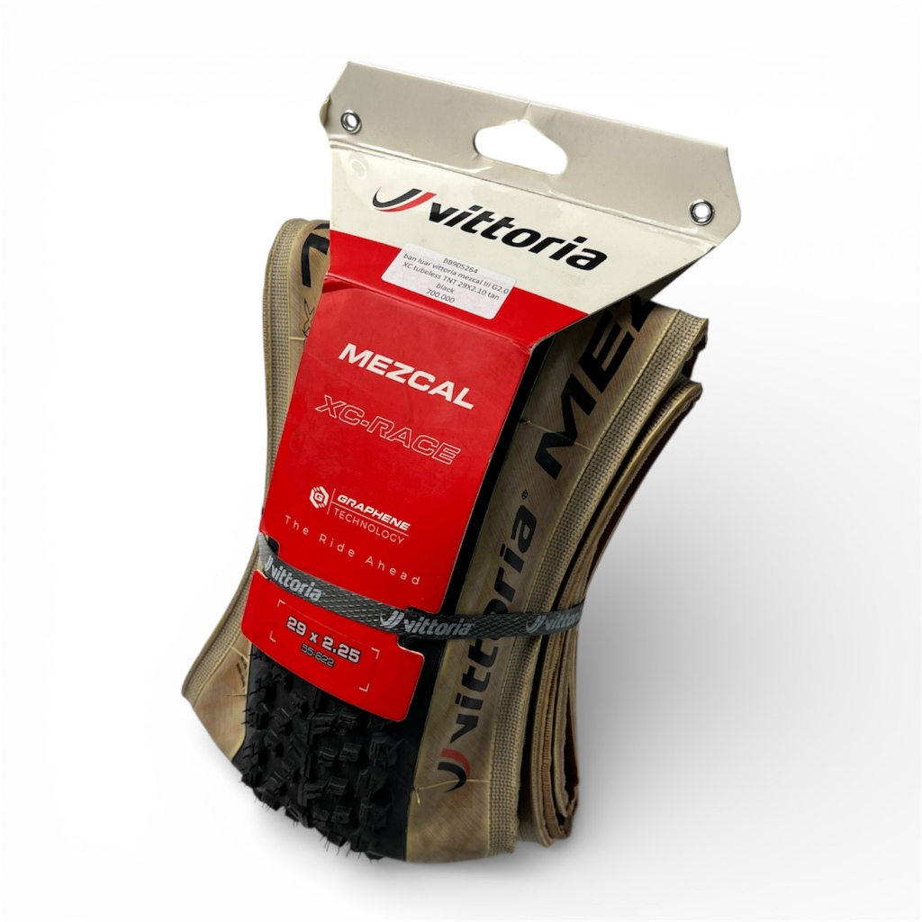 ban luar vittoria mezcal III G2.0 XC tubeless TNT 29X2.10 tan black new kode BB905264