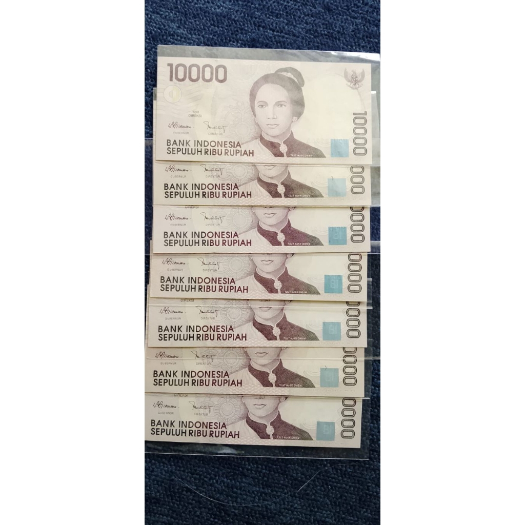 10000 Rupiah Tjut Njak Dhien UNC