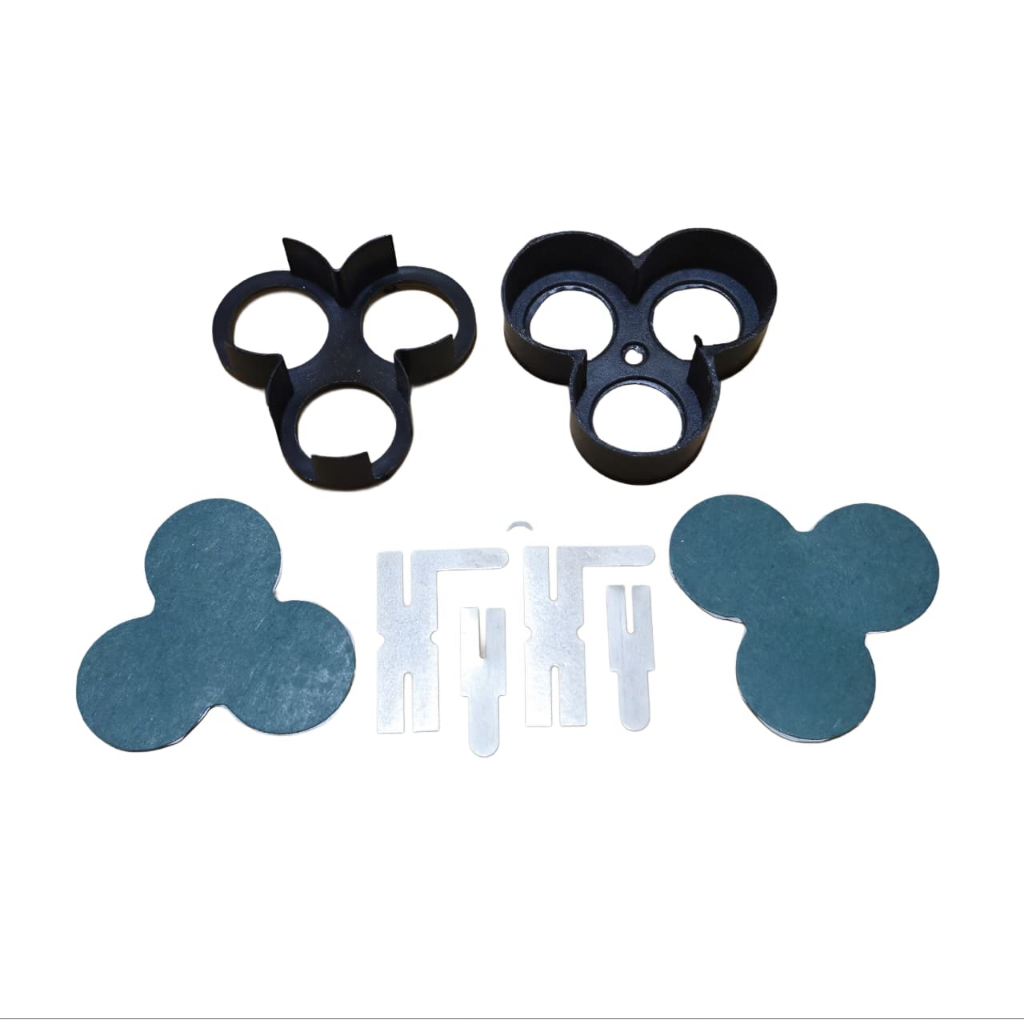 Holder Baterai Bor 12v set 8-pcs Holder Niker Kertas Perakitan Batre Bor Gerinda Mini 12Volt