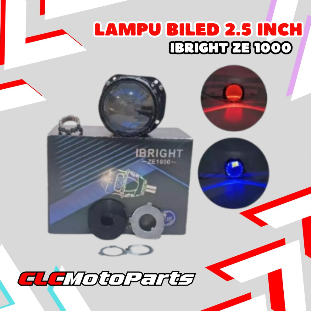 IBRIGHT ZE 1000 - Biled 2.5inc Blue Lens