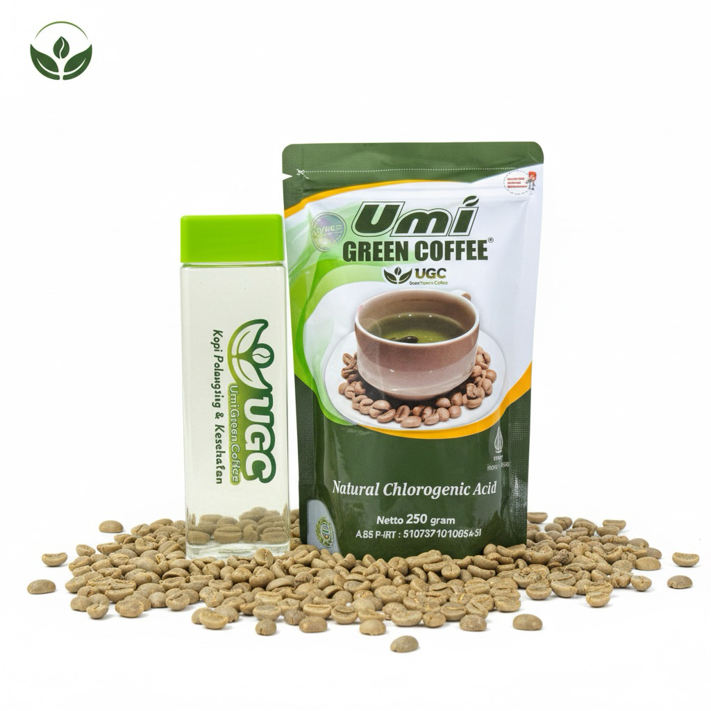 UGC Umi green Coffee Pelangsing Original BPOM 250 Gram Peluntur Lemak Perut