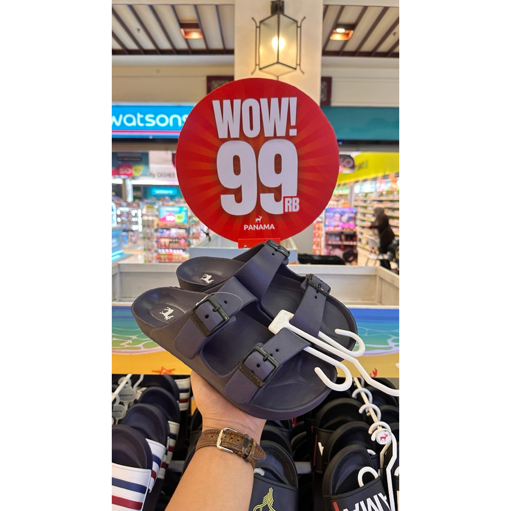Sandal Panama Original Cowok