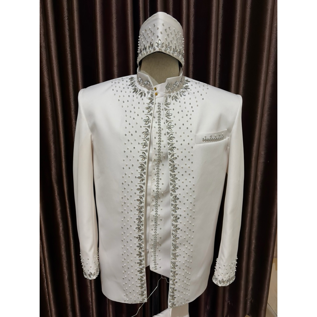beskap pengantin putih tulang || beskap sunda || beskap akad || beskap putih tulang || beskap putih 