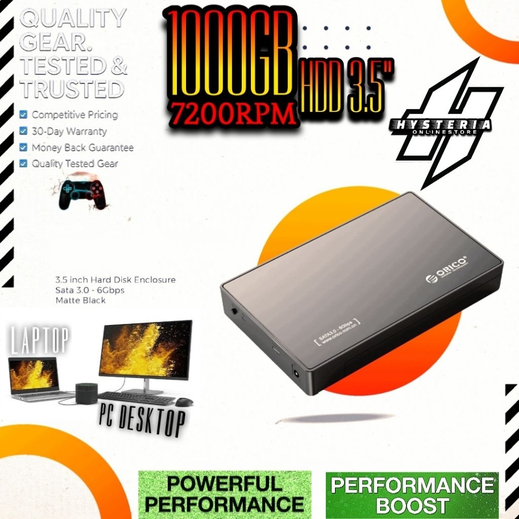 Hardisk External 1Tb 7200RPM | HDD Hardisk 1Tb 7200RPM Garansi