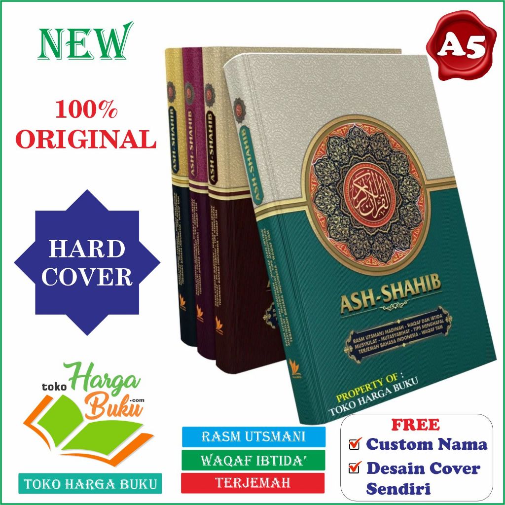 Foto Mushaf Al-Quran Ash-Shahib ORI A5 Ukuran Sedang Ash Shahib-HM